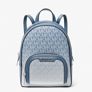 Michael Kors backpack jaycee extra small ombré logo convertible backpack denim